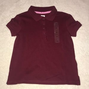 New! Burgundy polo